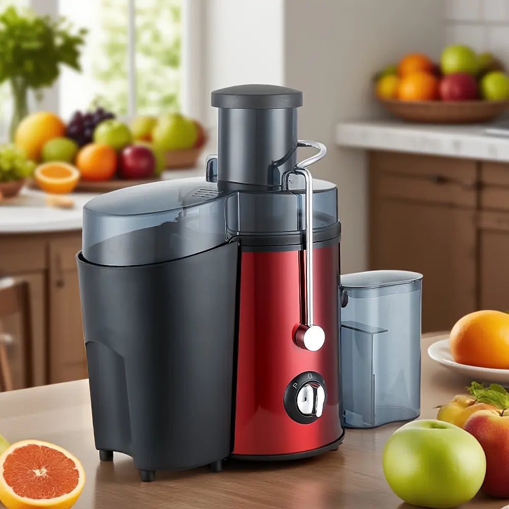 400W Wide Mouth Stainless Steel Pulp-Free Centrifugal Juice Maker Machine for Home Juice Lovers Pure Juice Extractor for Whole Fruits Vegetables No Pulp Smoothie Blender Efficient & Durable 800Wjuicer Machine