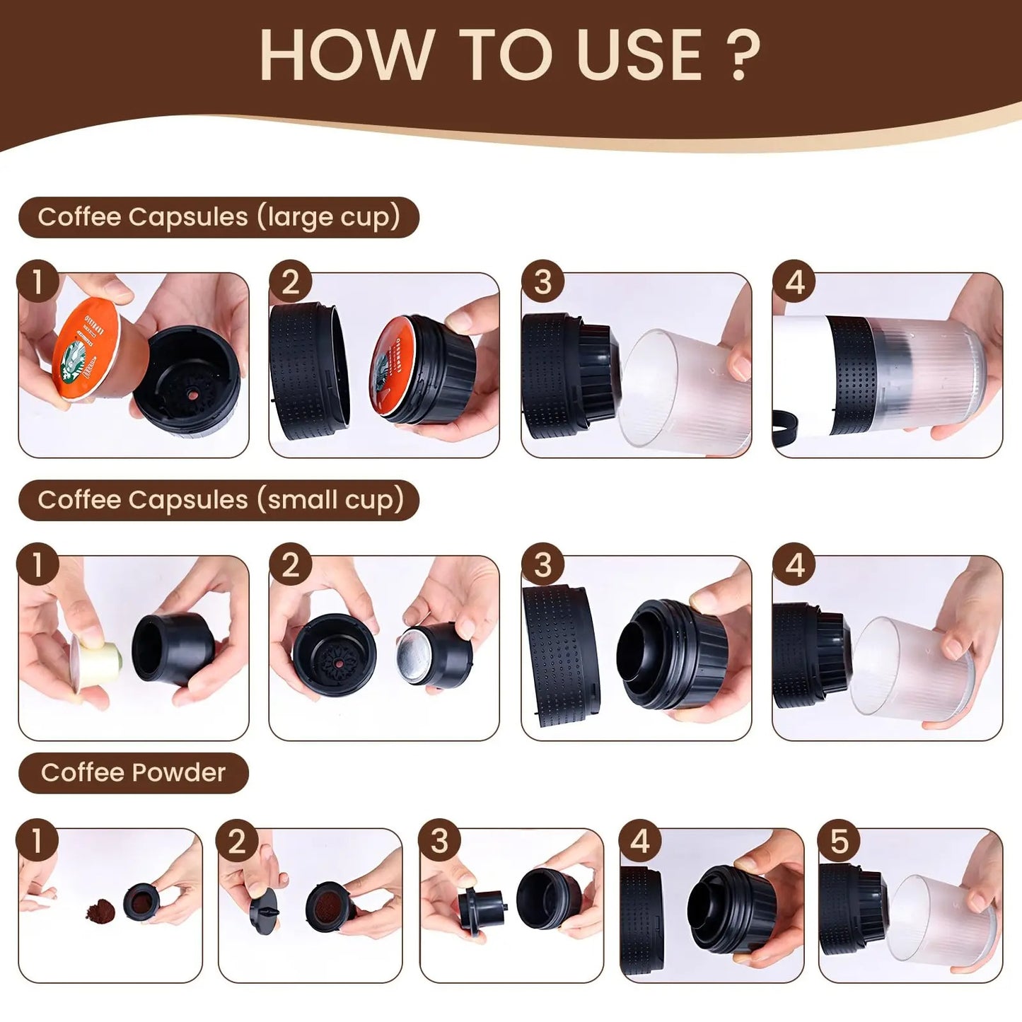 Velixa™ Portable Espresso Maker